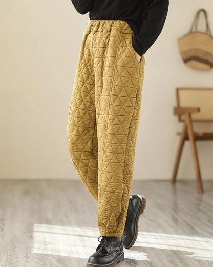 Kate Women's Quilted Relaxed Fit Pants