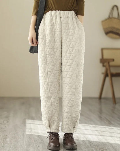 Kate Women's Quilted Relaxed Fit Pants