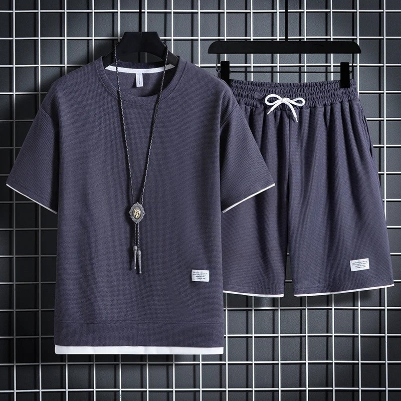Lareau Relaxed Waffle Knit Shorts