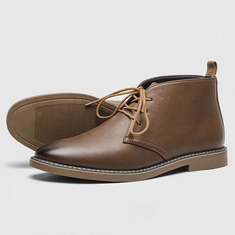 Lazaro Modern Lace-Up Chukka Boots