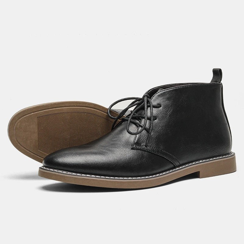 Lazaro Modern Lace-Up Chukka Boots