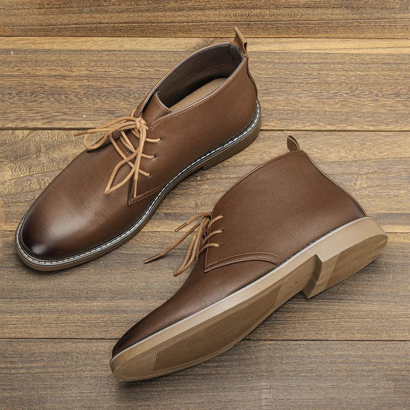 Lazaro Modern Lace-Up Chukka Boots