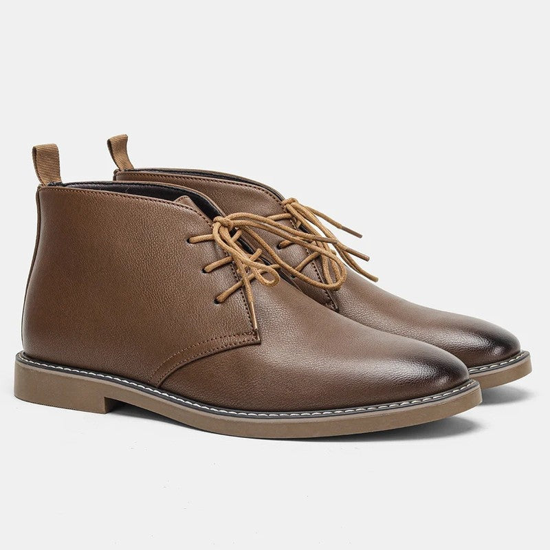 Lazaro Modern Lace-Up Chukka Boots