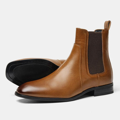 Lazaro Polished Elastic Chelsea Boots