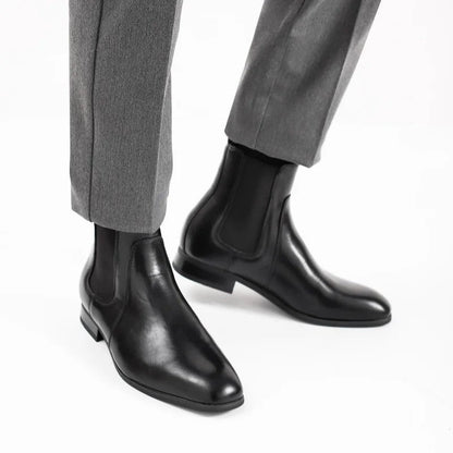 Lazaro Polished Elastic Chelsea Boots