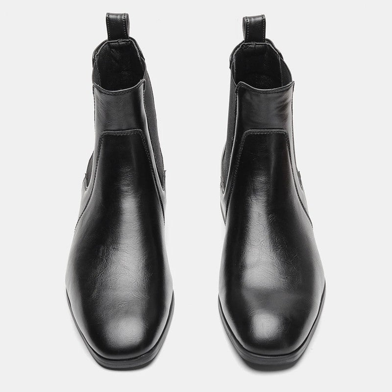 Lazaro Polished Elastic Chelsea Boots