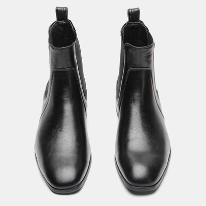 Lazaro Polished Elastic Chelsea Boots