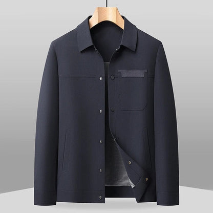 Lazaro Relaxed Lightweight Snap Jacket