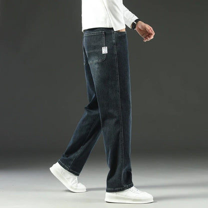 Lazvik Relaxed Straight Leg Denim Jeans
