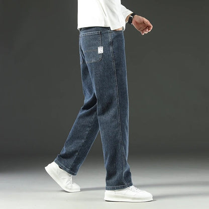 Lazvik Relaxed Straight Leg Denim Jeans