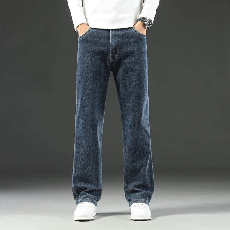 Lazvik Relaxed Straight Leg Denim Jeans