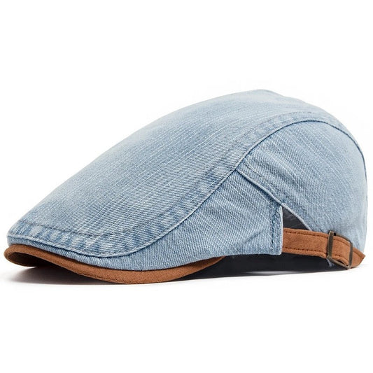 Liora Relaxed Adjustable Newsboy Cap