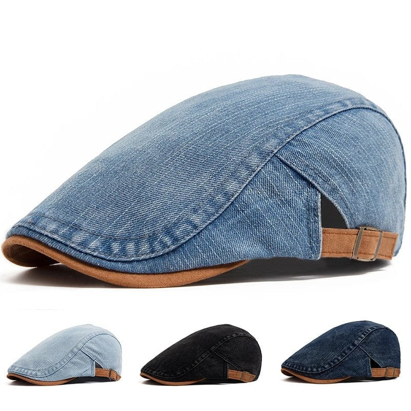 Liora Relaxed Adjustable Newsboy Cap