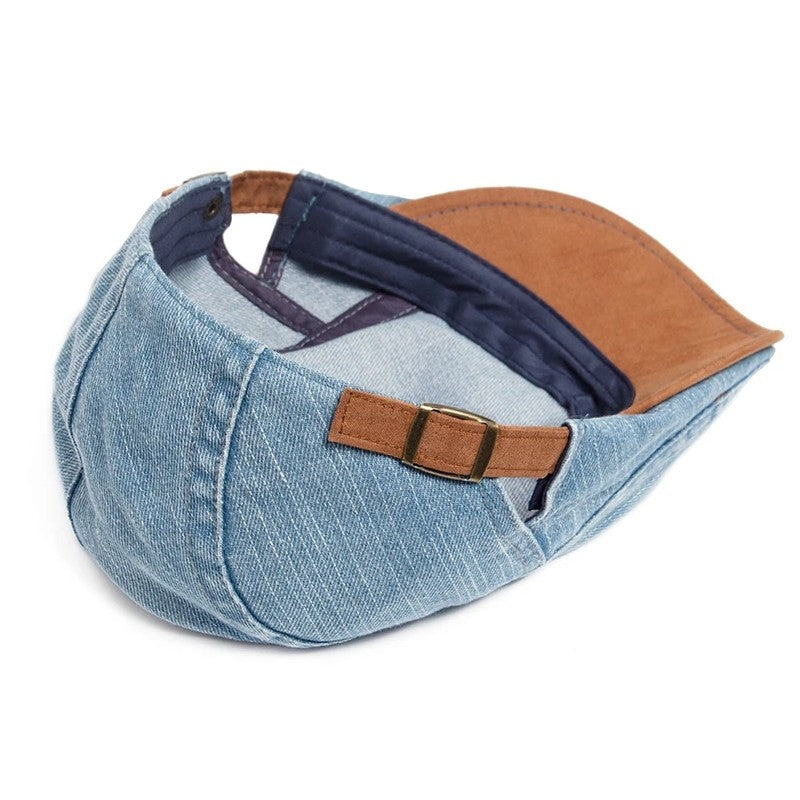 Liora Relaxed Adjustable Newsboy Cap