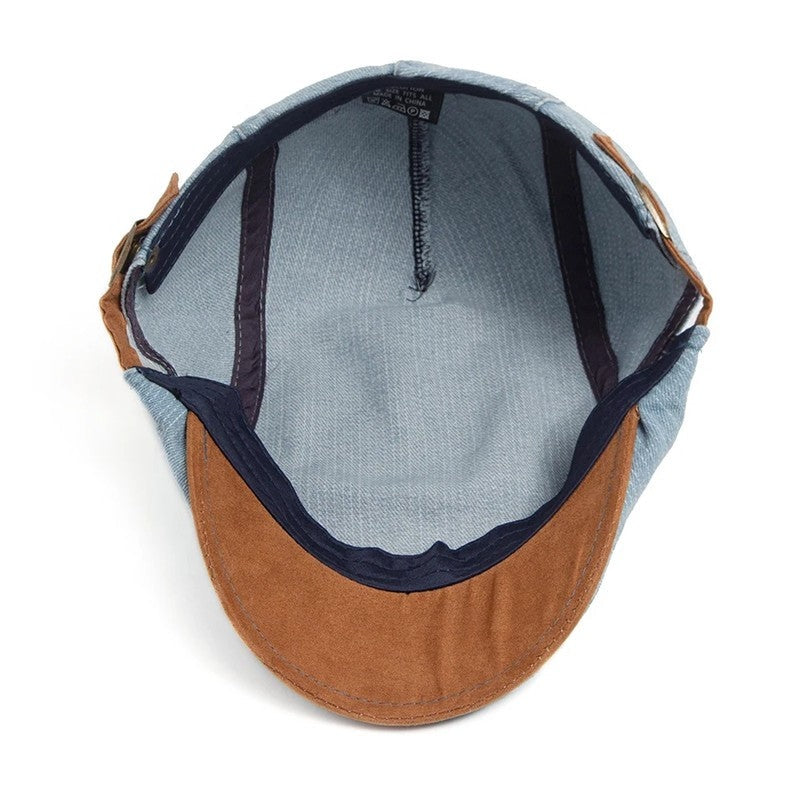 Liora Relaxed Adjustable Newsboy Cap