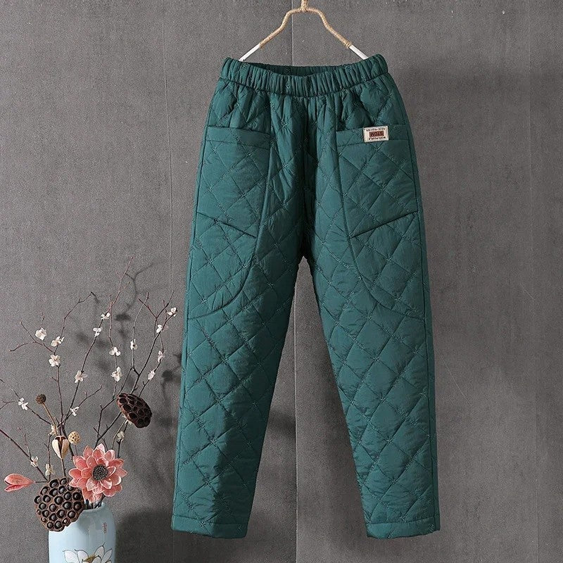 Lucy Women's Quilted Relaxed Fit Pants