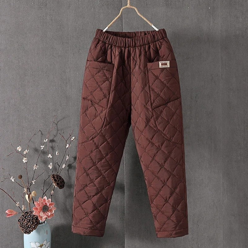 Lucy Women's Quilted Relaxed Fit Pants