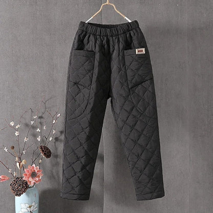 Lucy Women's Quilted Relaxed Fit Pants