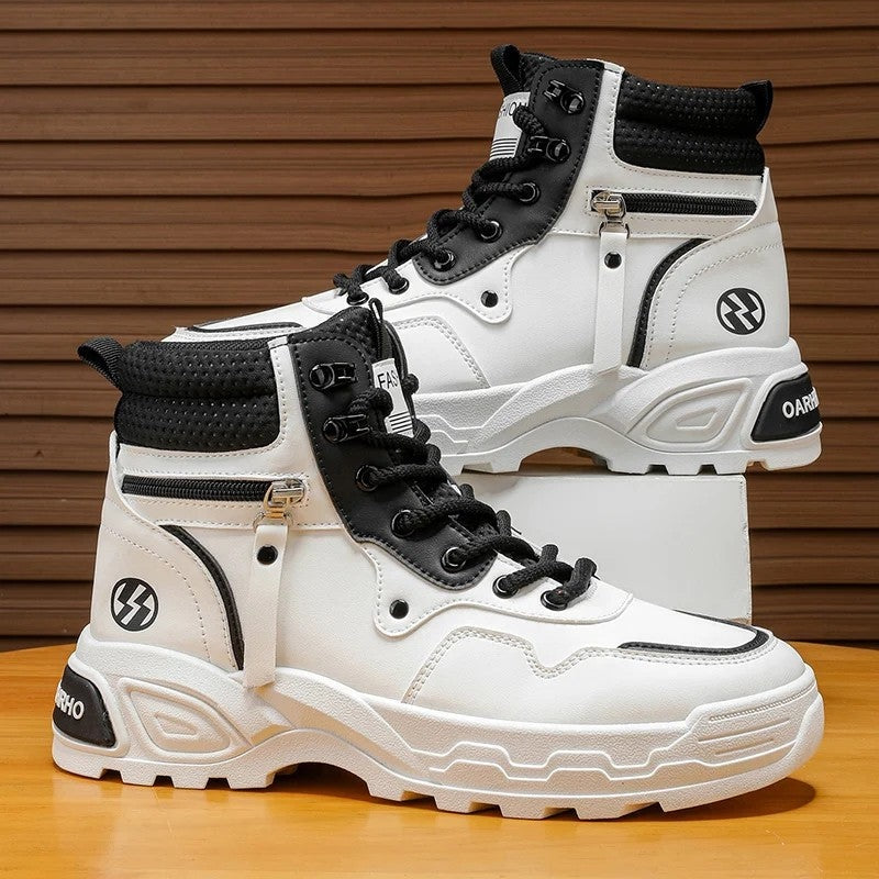 Luis High-Top Chunky Sole Sneaker Boot