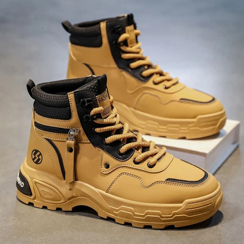 Luis High-Top Chunky Sole Sneaker Boot