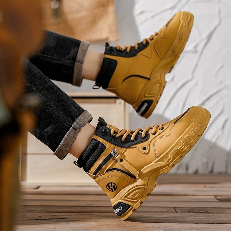 Luis High-Top Chunky Sole Sneaker Boot