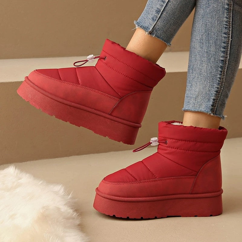 Lumen Quilted Platform Winter Boots