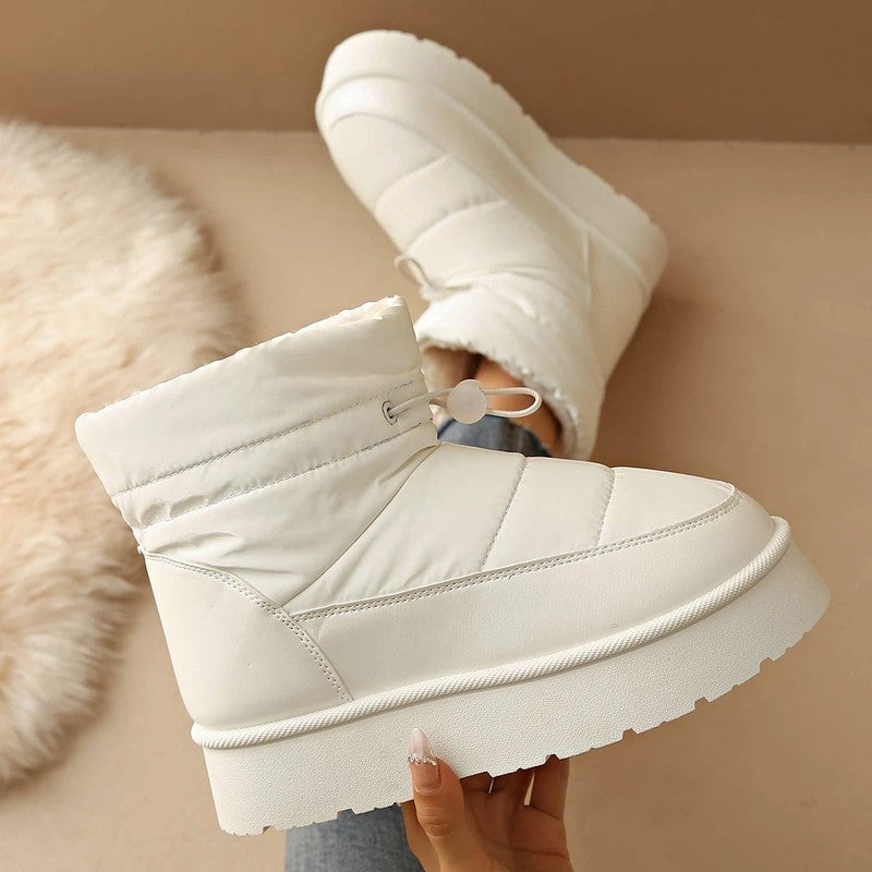 Lumen Quilted Platform Winter Boots