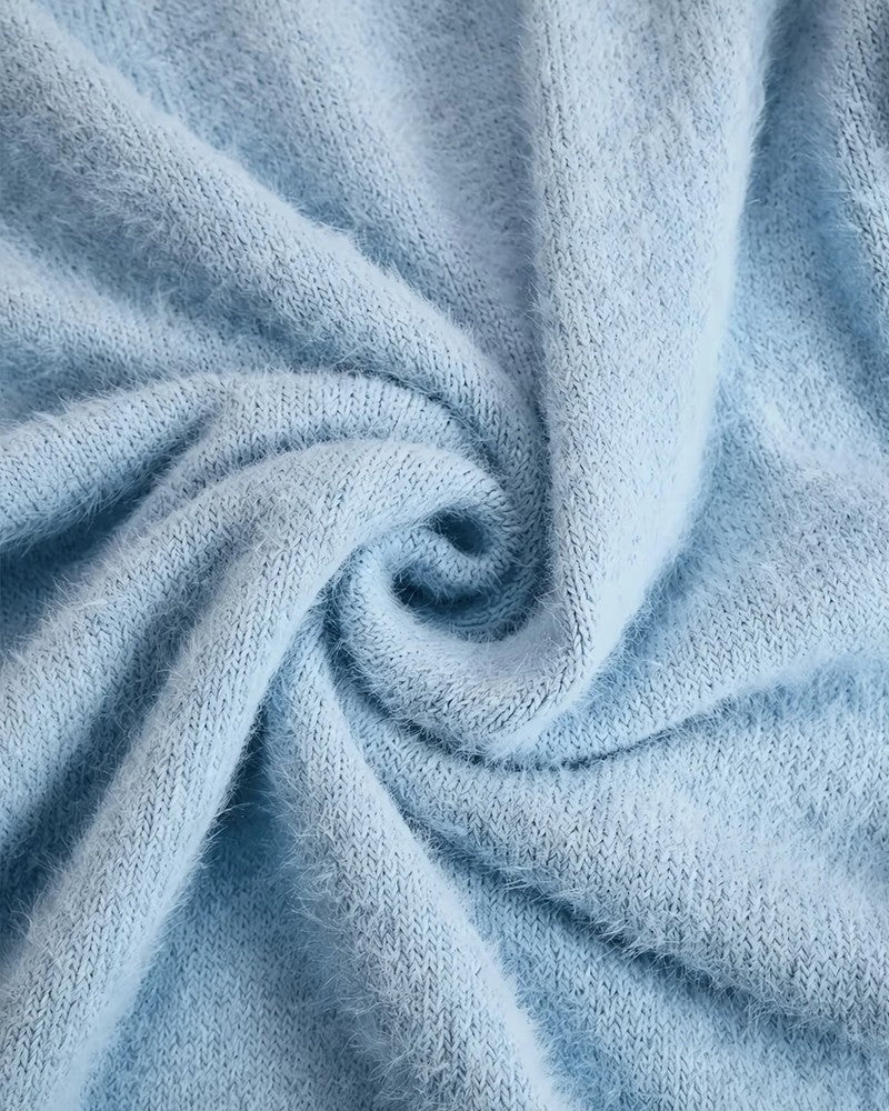 Lunara Fuzzy Knit Relaxed Sweater
