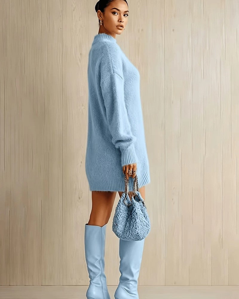 Lunara Fuzzy Knit Relaxed Sweater