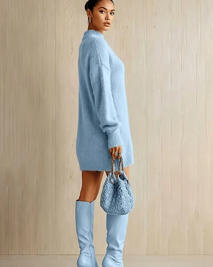 Lunara Fuzzy Knit Relaxed Sweater