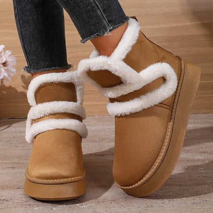 Lunari Cozy Faux Fur Ankle Boots