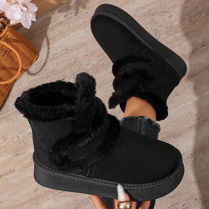 Lunari Cozy Faux Fur Ankle Boots