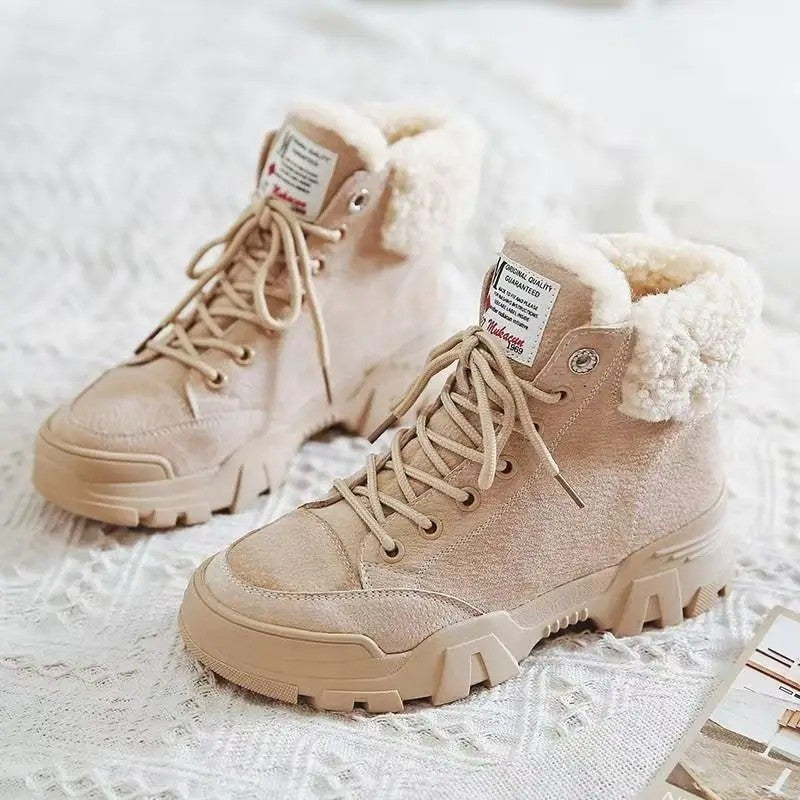 Lunari Fleece Lined Chunky Snow Boots