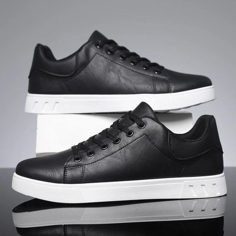 Lunari Low-Top Faux Leather Sneakers