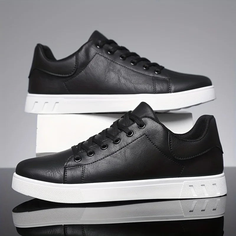 Lunari Low-Top Faux Leather Sneakers