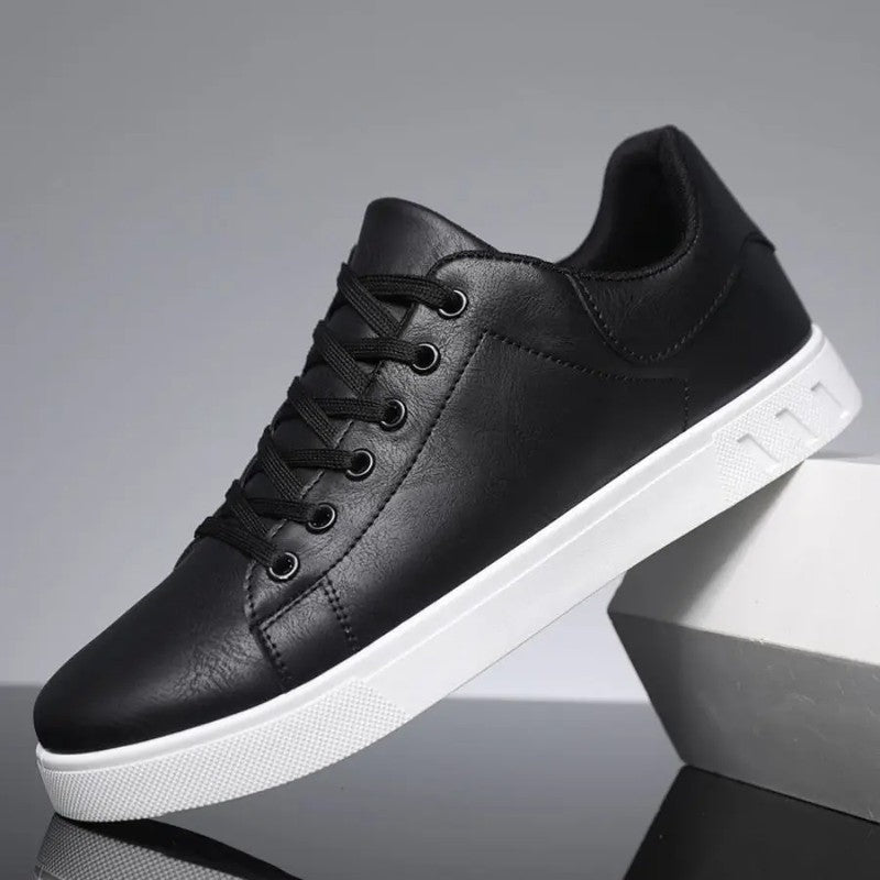 Lunari Low-Top Faux Leather Sneakers