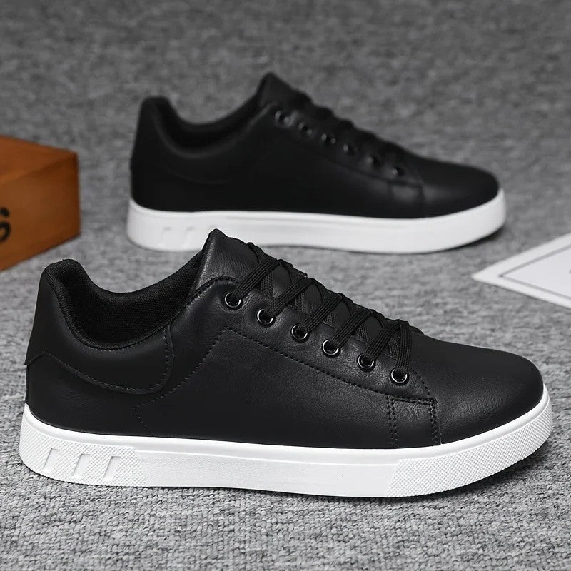 Lunari Low-Top Faux Leather Sneakers