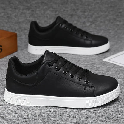 Lunari Low-Top Faux Leather Sneakers