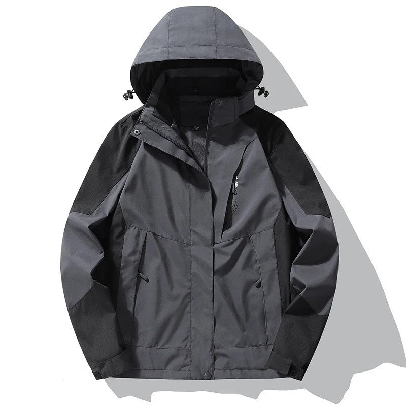 Lunari Waterproof Hooded Rain Jacket