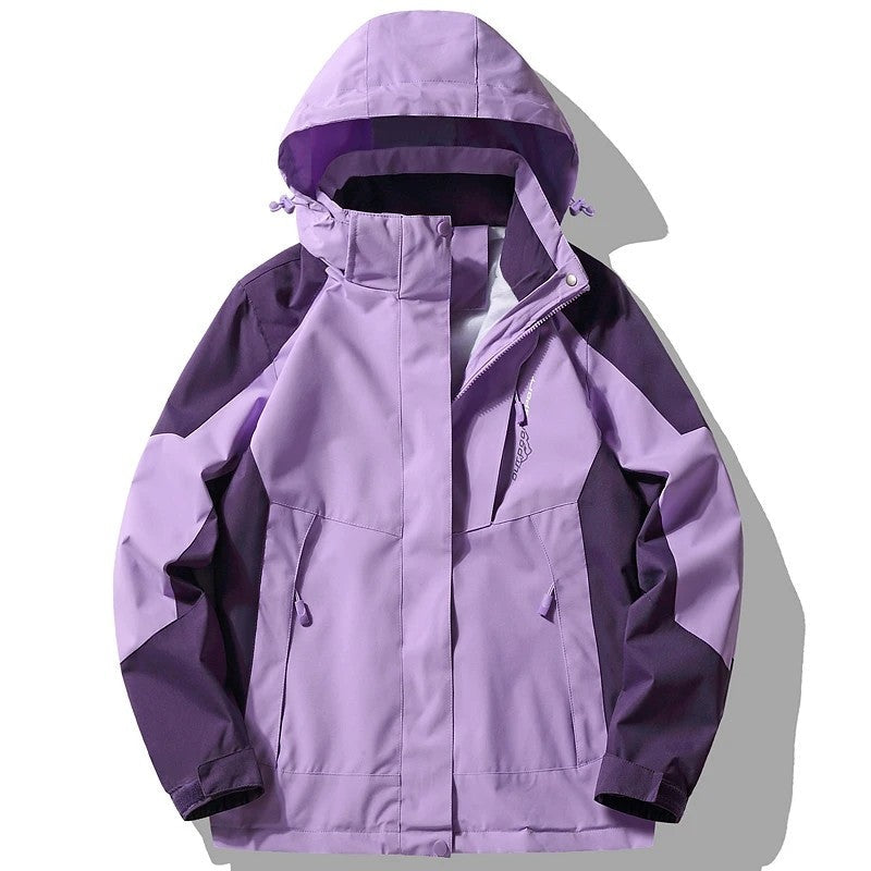 Lunari Waterproof Hooded Rain Jacket