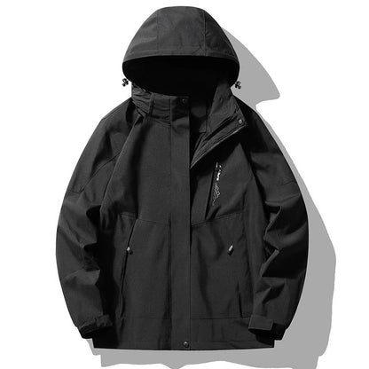 Lunari Waterproof Hooded Rain Jacket
