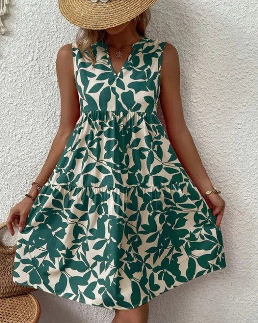 Lunira Relaxed Sleeveless Tiered Sundress