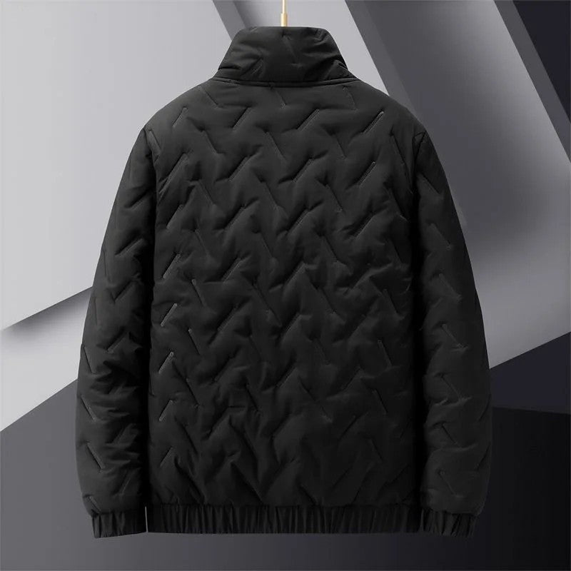 Lunvero Quilted Fleece Lined Bomber Jacket