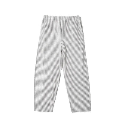 Lunvik Relaxed Pleated Cropped Pants