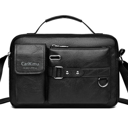 Magnus Men's Modern Multi-Pocket Messenger Bag