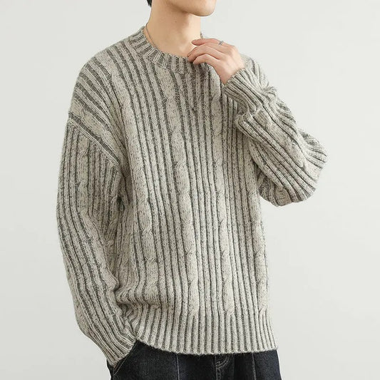 Lureon Distressed Knit Sweater