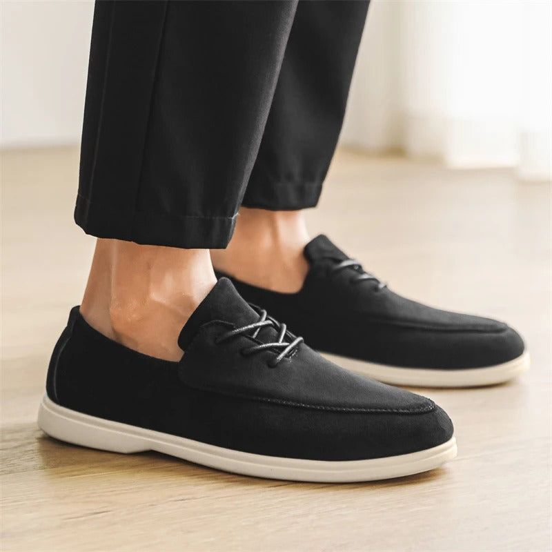 Arloen Soft Suede Loafers
