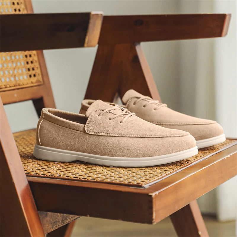 Arloen Soft Suede Loafers