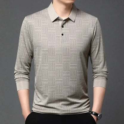 Marcus Men's Textured Knit Polo Shirt