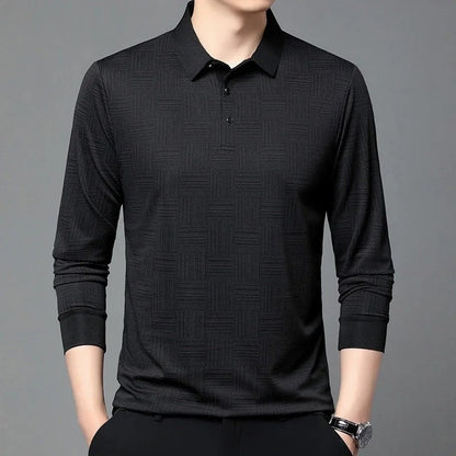 Marcus Men's Textured Knit Polo Shirt
